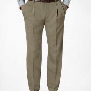 Brooks Brothers Madison Fit Pleat Front Gabardine